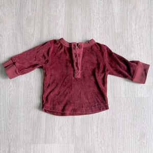 NWOT Kate Quinn Henley Shirt- Size 6M